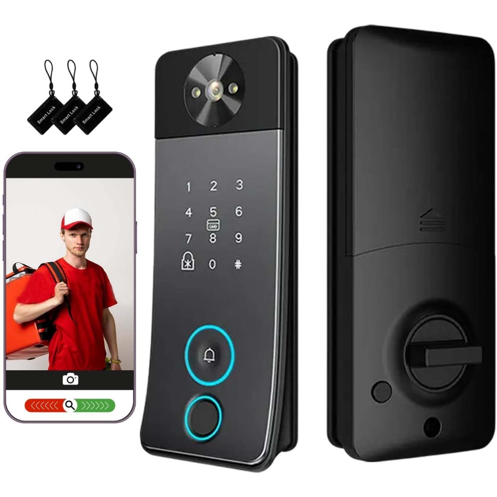 Serratura Intelligente con Tel - Smart Door Lock With Camera Intercom recensione e prezzo