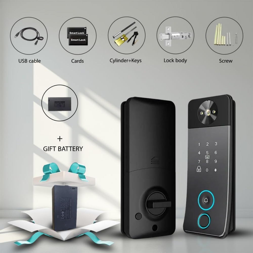 Serratura Intelligente con Tel - Smart Door Lock With Camera Intercom recensione e prezzo