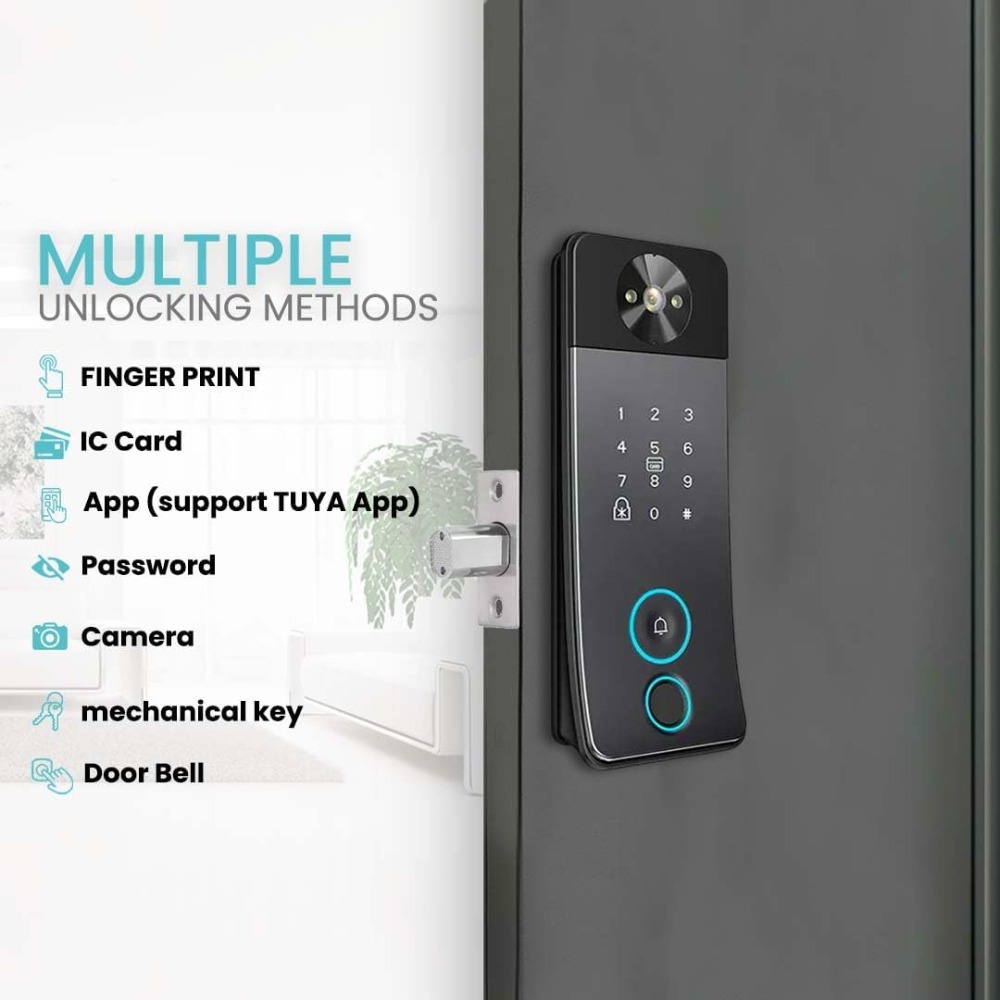Serratura Intelligente con Tel - Smart Door Lock With Camera Intercom recensione e prezzo