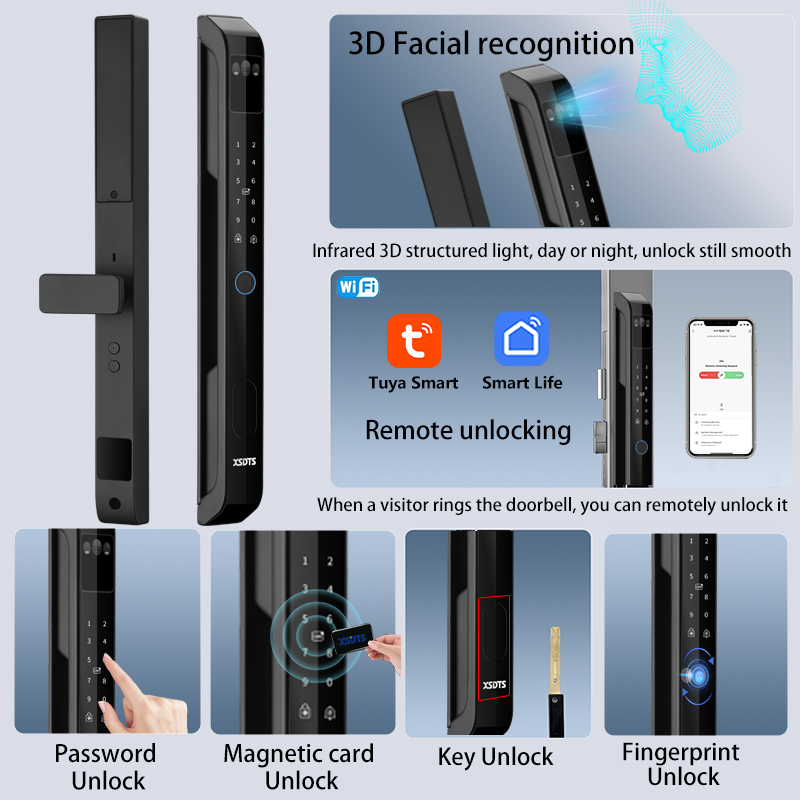 Serratura Elettronica Intellig - Smart Door Lock 3D Face Palm Vein recensione e prezzo