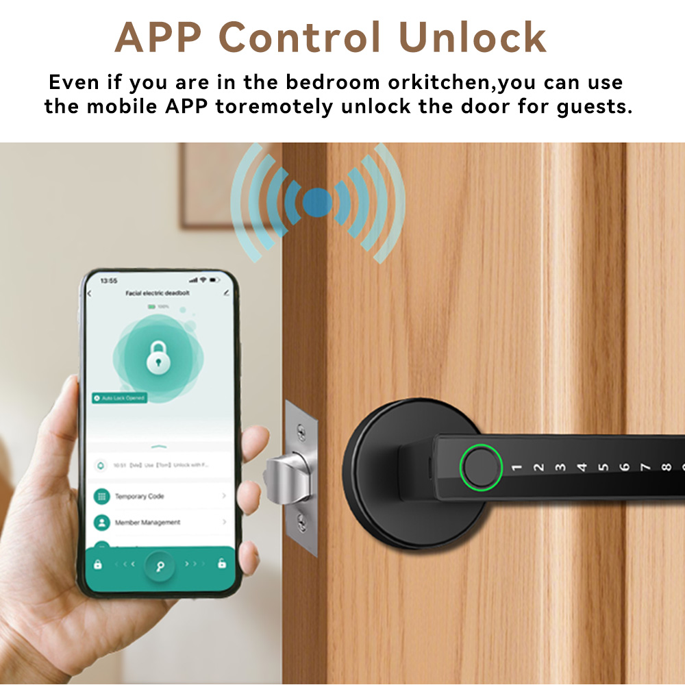 Serratura Intelligente con Man - Digital Door Lock Fingerprint Handle recensione e prezzo