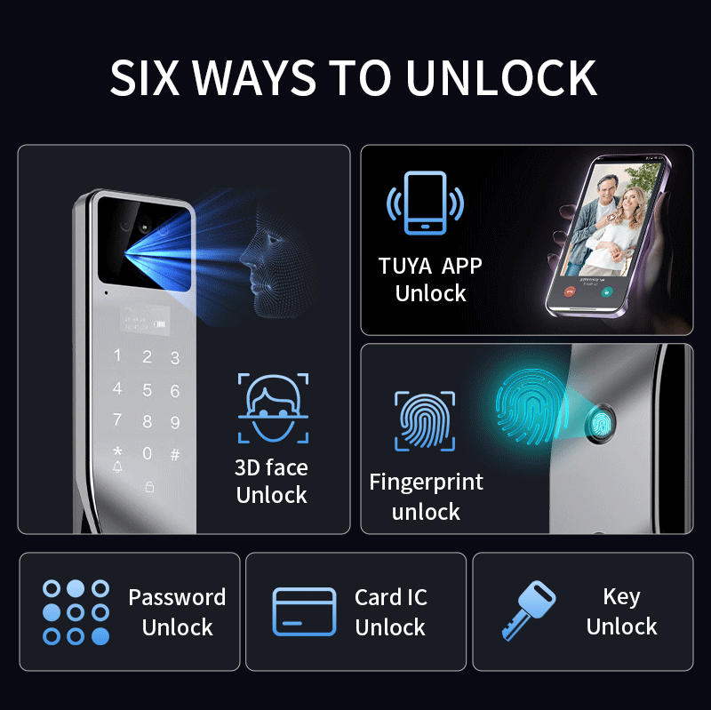 Serratura intelligente moderna - Smart Door Lock With Camera Intercom recensione e prezzo