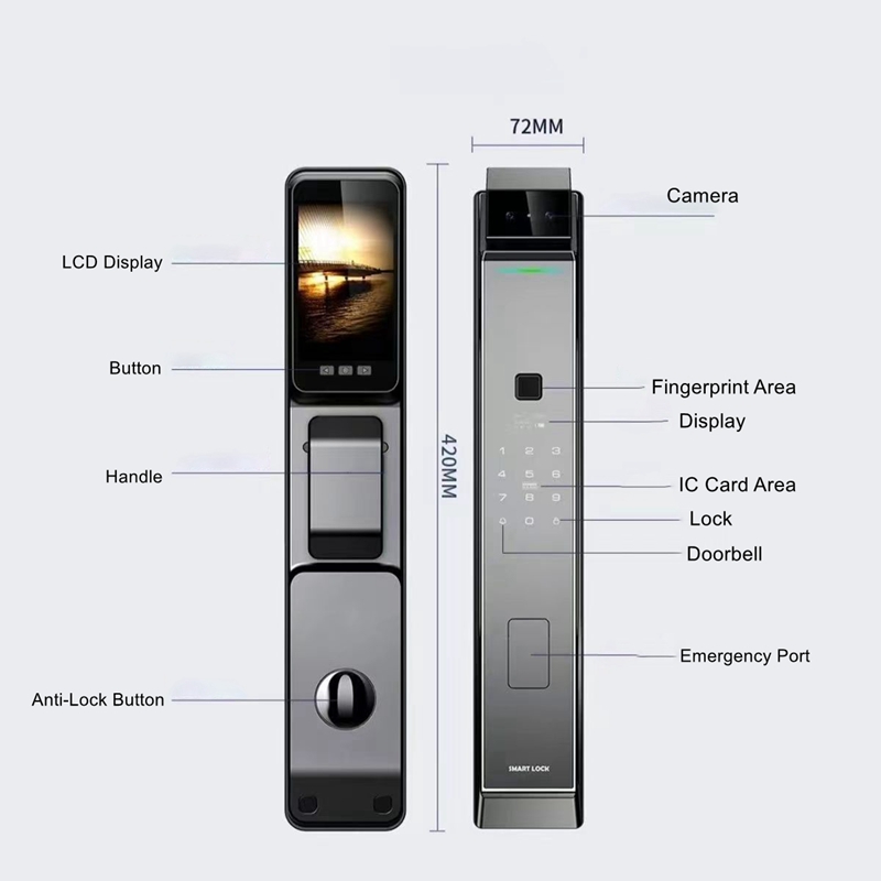 EGFirtor Tuya APP Riconoscimen - Smart Lock For Sliding Door recensione e prezzo