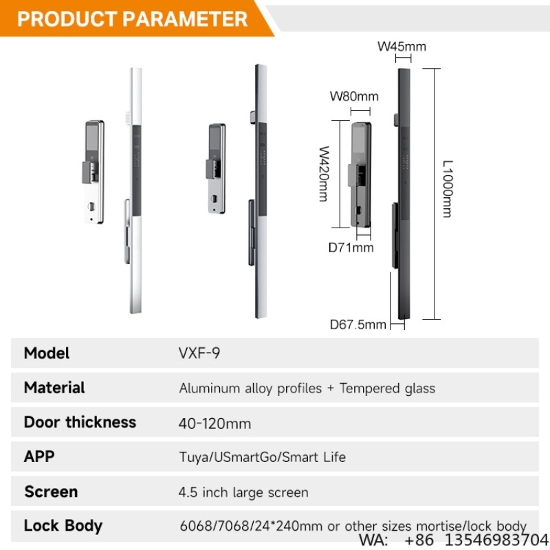 Serratura Intelligente UIELOCK - Smart Door Lock 3D Face Palm Vein recensione e prezzo
