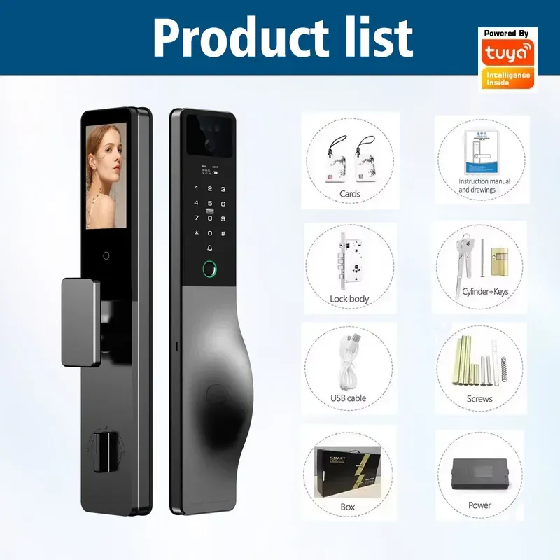 Serratura Intelligente con Int - Smart Door Lock With Camera Intercom recensione e prezzo
