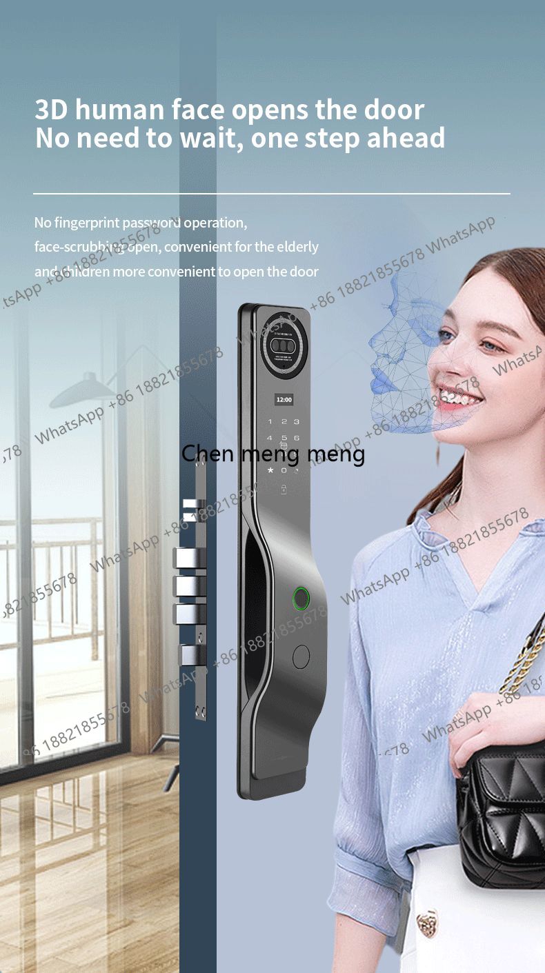 Serratura Intelligente Digital - Smart Door Lock 3D Face Palm Vein recensione e prezzo