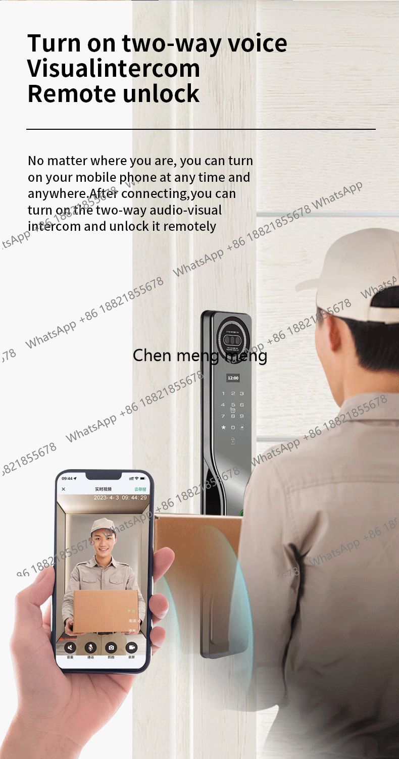 Serratura Intelligente Digital - Smart Door Lock 3D Face Palm Vein recensione e prezzo