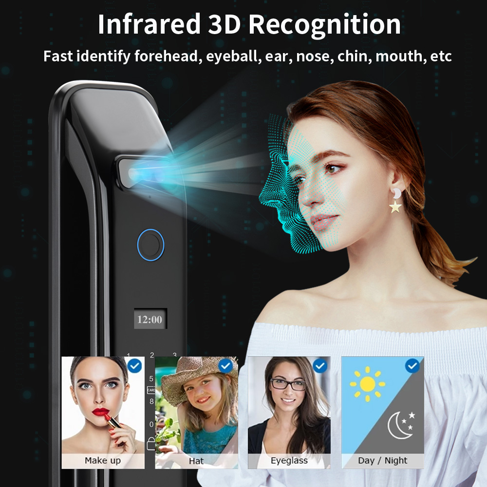 Serratura digitale con riconos - Smart Door Lock With Camera Intercom recensione e prezzo