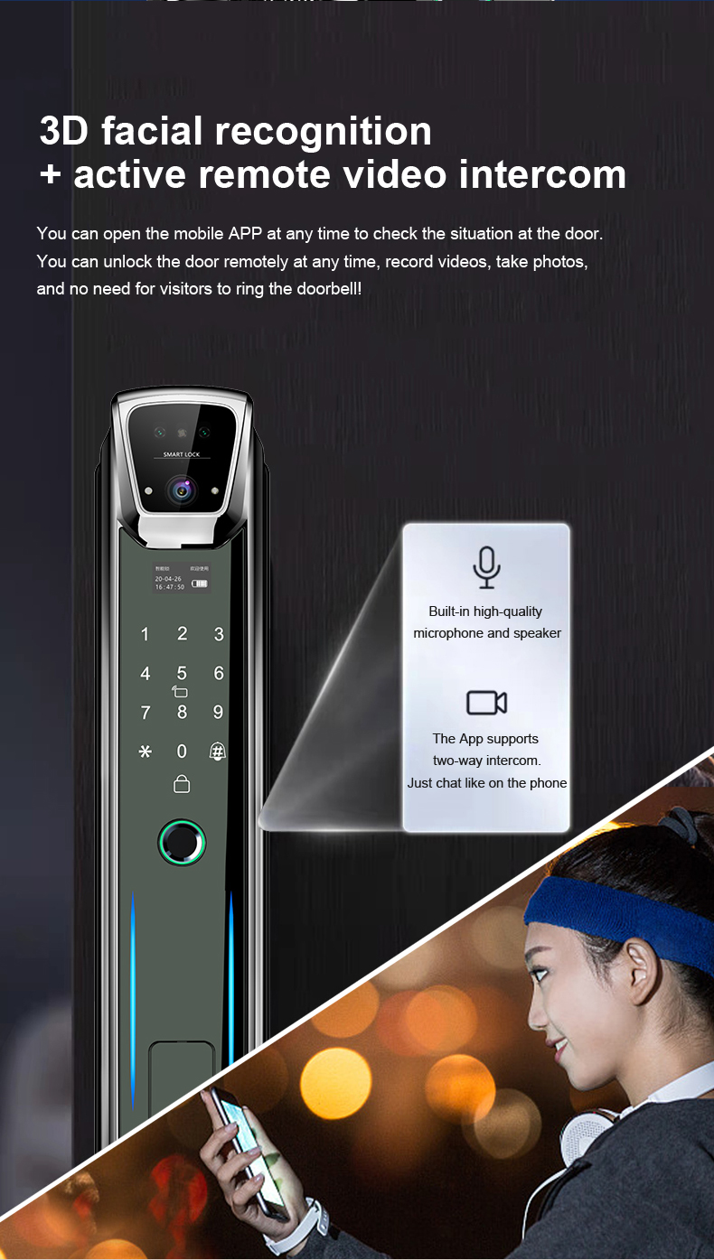 Serrature Elettroniche in Lega - Face Recognition Door Lock recensione e prezzo