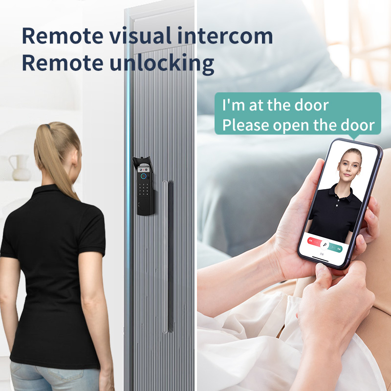 Impermeabile Smart Lock APP re - Video Door Lock With Camera Peephole recensione e prezzo