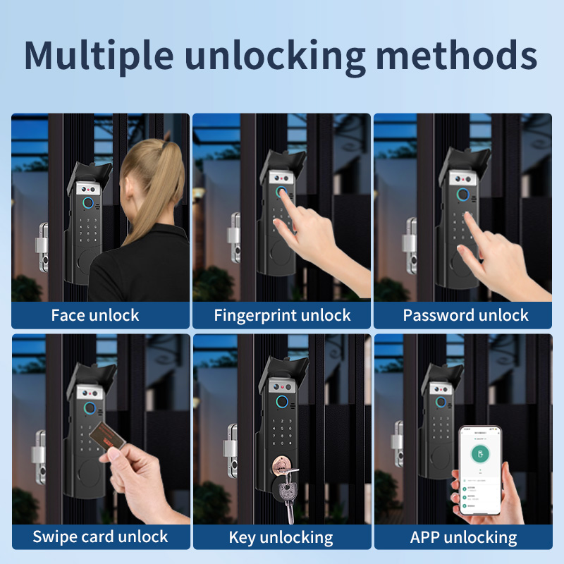 Impermeabile Smart Lock APP re - Video Door Lock With Camera Peephole recensione e prezzo