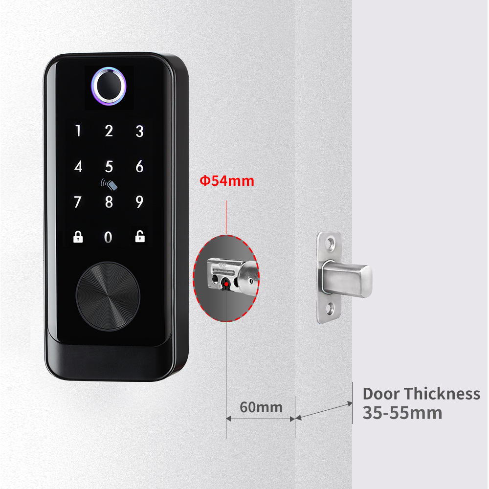 Serratura digitale in nichel s - Smart Lock Deadbolt Keypad Bluetooth recensione e prezzo