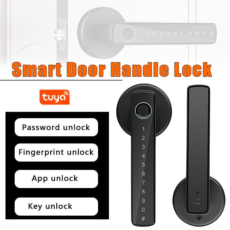 Tuya Smart Fingerprint Lock Bl - Digital Door Lock Fingerprint Handle recensione e prezzo