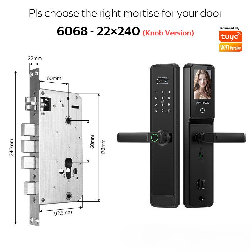 Serratura Intelligente EGFirto - Smart Door Lock With Camera Intercom recensione e prezzo