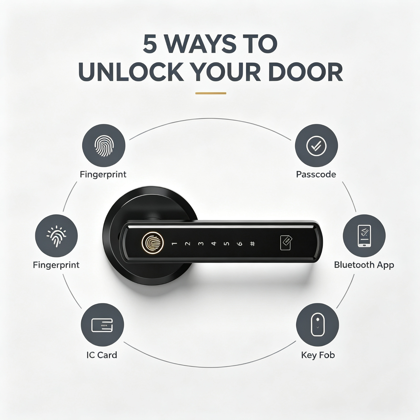 Serratura intelligente per por - Smart Lock Deadbolt Keypad Bluetooth recensione e prezzo