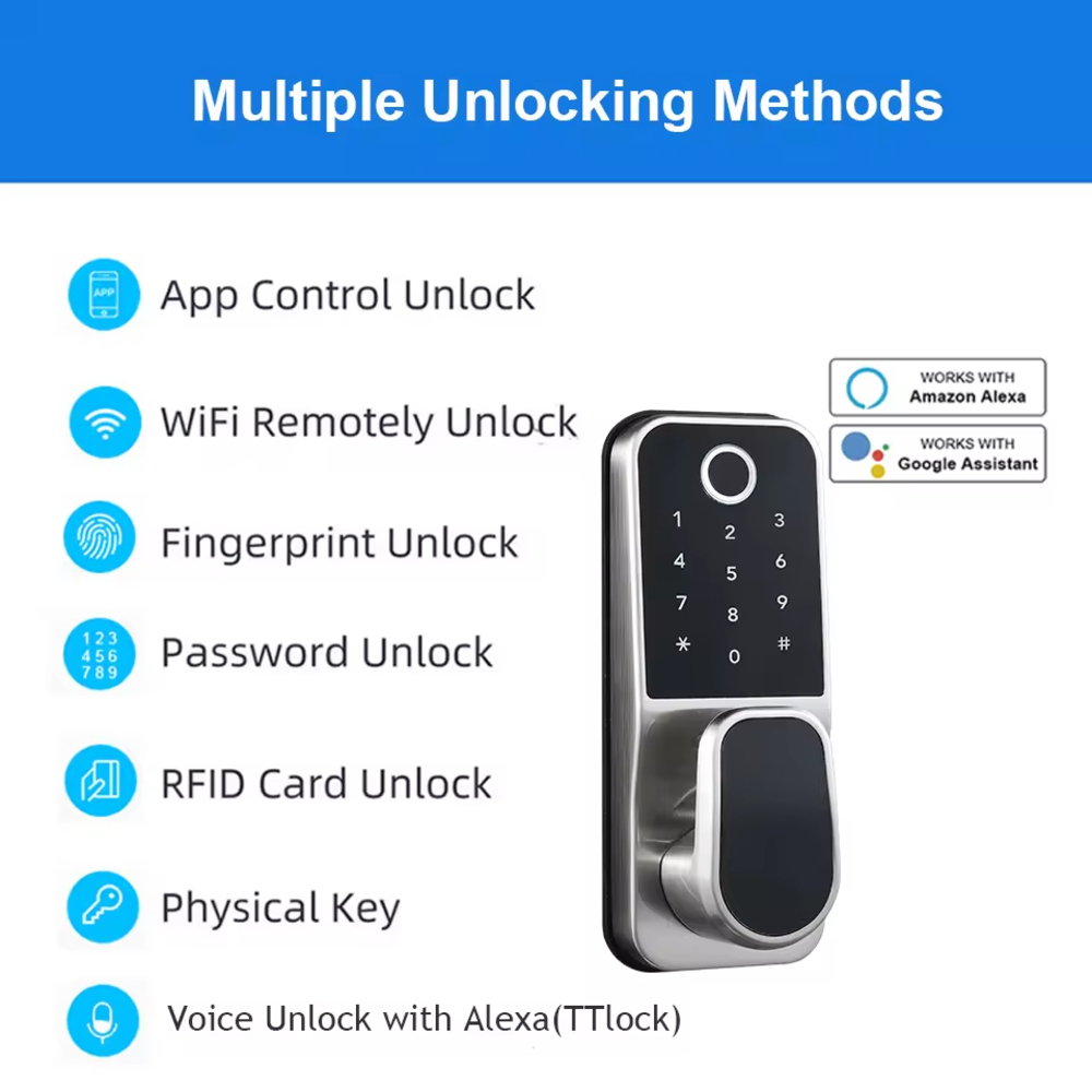 Telecomando di sicurezza domes - Digital Door Lock Fingerprint Handle recensione e prezzo
