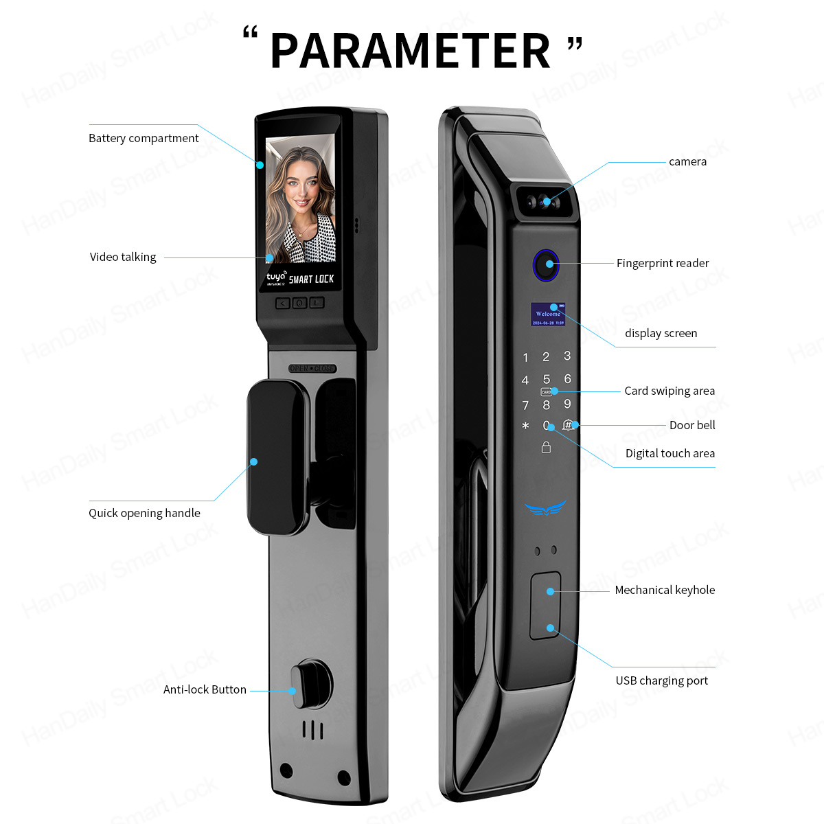 Serrature Intelligenti UsmartG - Video Door Lock With Camera Peephole recensione e prezzo