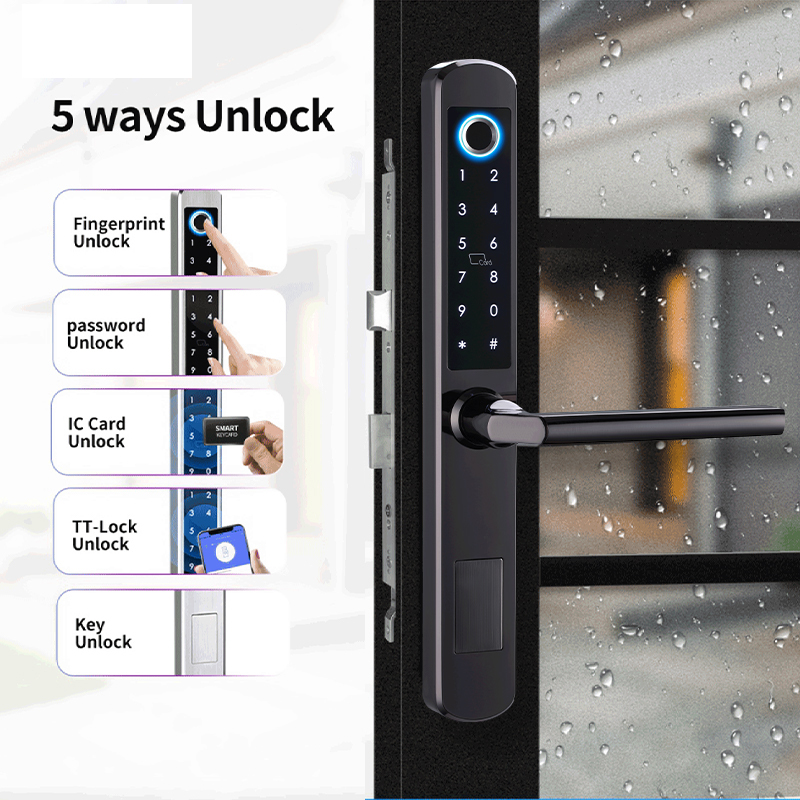 IP66 alluminio Patio porta sco - Digital Door Lock Fingerprint Handle recensione e prezzo