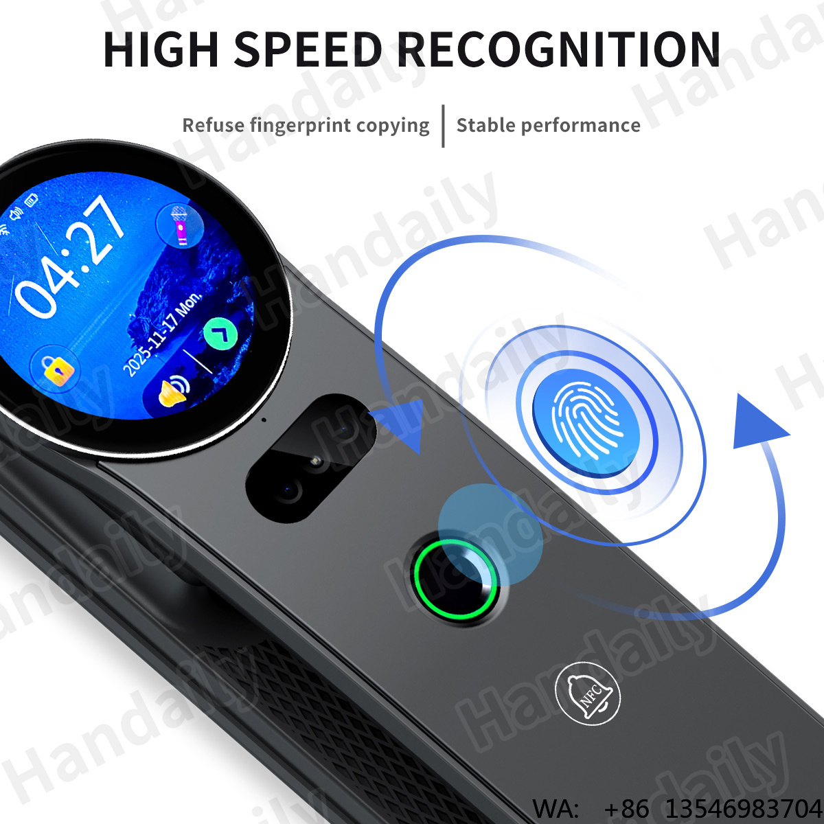 Serratura Intelligente HanDail - Smart Door Lock 3D Face Palm Vein recensione e prezzo