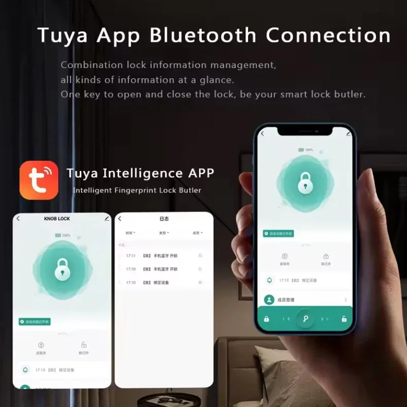 Tuya Smart Fingerprint Lock Li - Smart Lock Zigbee Gateway recensione e prezzo