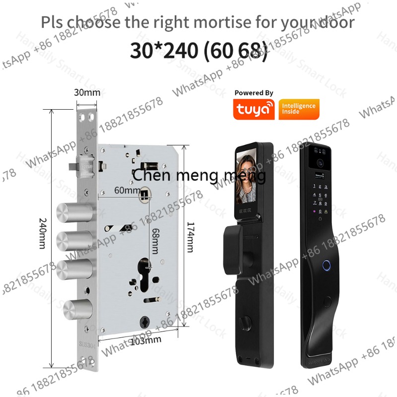 Serratura Intelligente con Ric - Video Door Lock With Camera Peephole recensione e prezzo
