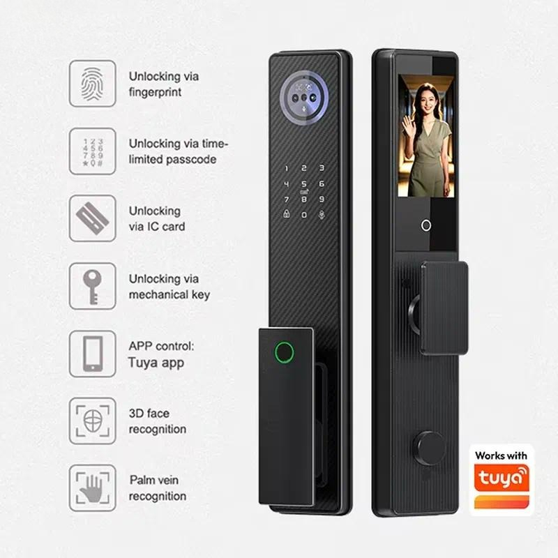 Serratura Intelligente in Allu - Smart Door Lock 3D Face Palm Vein recensione e prezzo