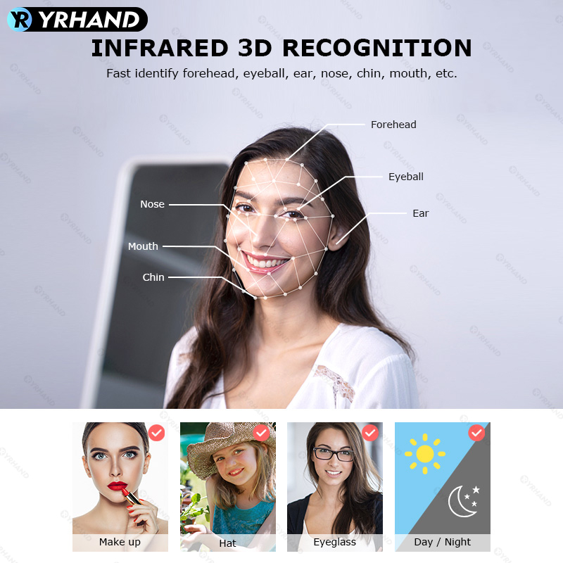 YRHAND V8 Tuya Wifi 3D Face Sm - Smart Door Lock With Camera Intercom recensione e prezzo