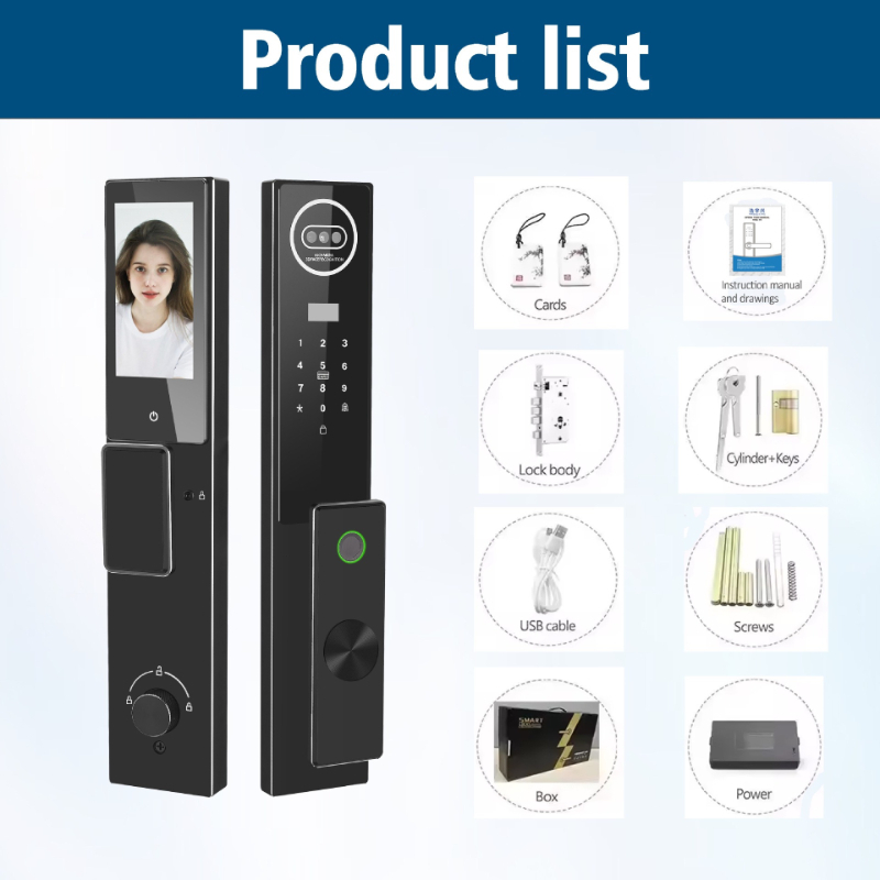 Serratura Intelligente Tuya co - Video Door Lock With Camera Peephole recensione e prezzo