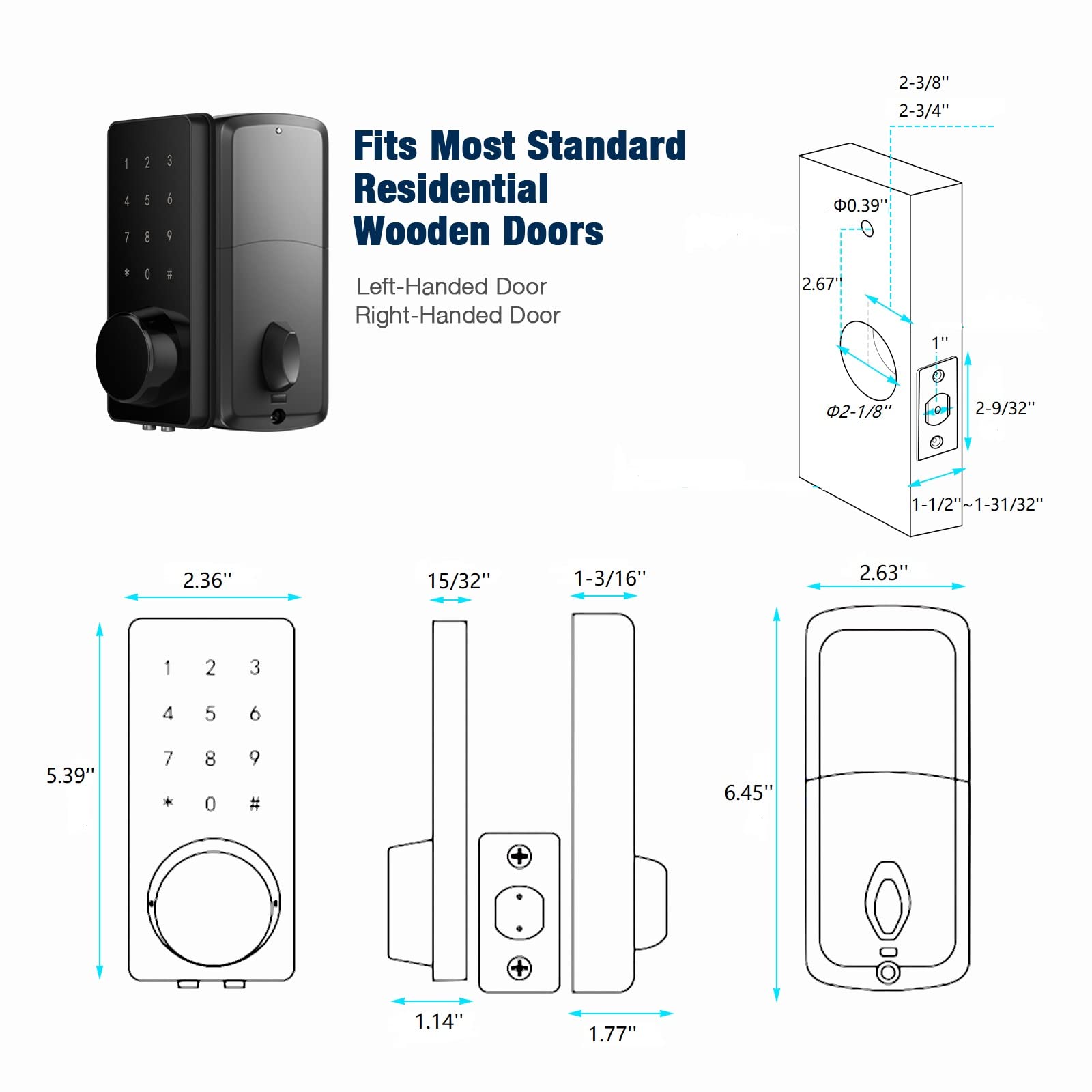 TTlock APP Smart Lock Serratur - Smart Lock Deadbolt Keypad Bluetooth recensione e prezzo