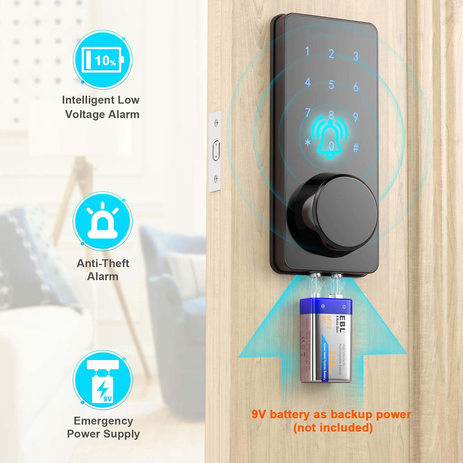 TTlock APP Smart Lock Serratur - Smart Lock Deadbolt Keypad Bluetooth recensione e prezzo
