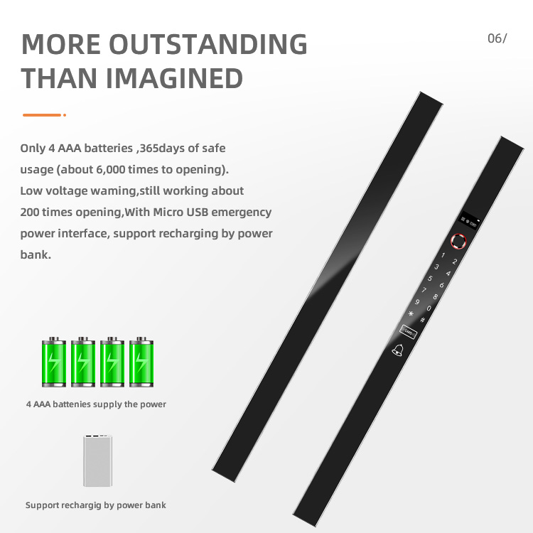 VIANS APP 80CM Serratura elett - Digital Door Lock Fingerprint Handle recensione e prezzo